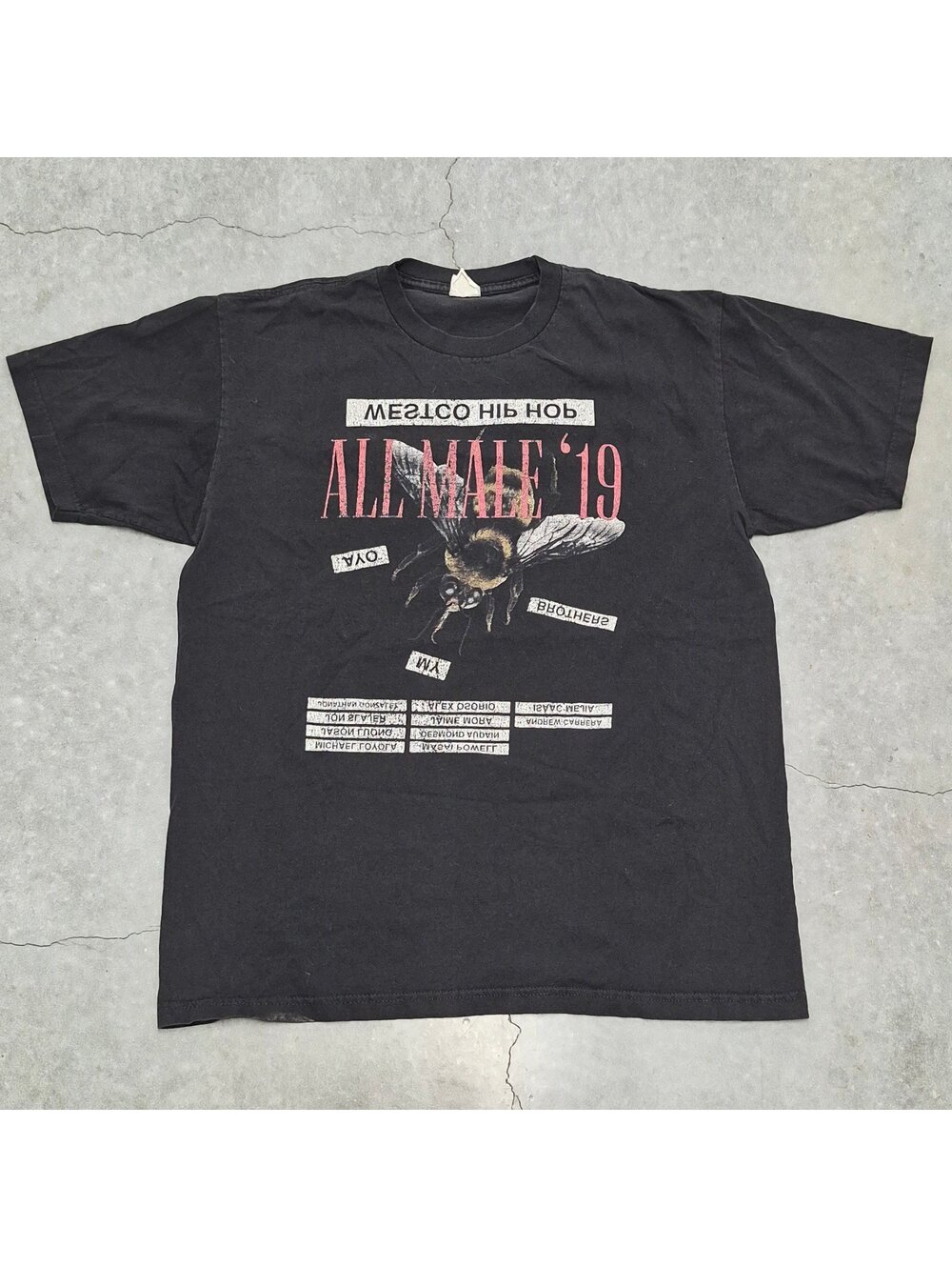 All Male '19 West Coast Hip Hop T Shirt